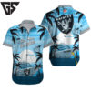 Las Vegas Raiders Ocean Breeze Hawaiian Shirt