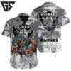 Las Vegas Raiders Shadow Jungle Hawaiian Shirt