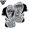 Las Vegas Raiders Thunderbolt Camo Hawaiian Shirt