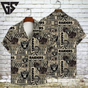 Las Vegas Raiders Tribal Heritage Hawaiian Shirt Las Vegas Raiders Tribal Heritage Hawaiian Shirt