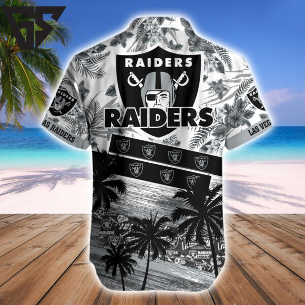 Las Vegas Raiders Tropical Breeze Hawaiian Shirt