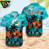 Miami Dolphins Beachside Sunset Hawaiian Shirt
