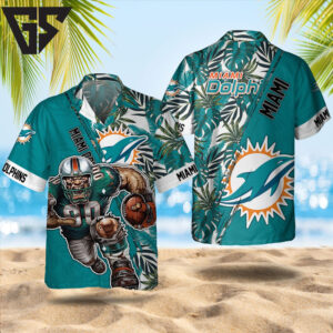 Miami Dolphins Beast Mode Jungle Hawaiian Shirt Miami Dolphins Beast Mode Jungle Hawaiian Shirt