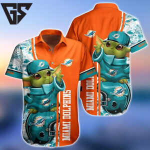Miami Dolphins Champion’s Star Hawaiian Shirt Miami Dolphins Champion’s Star Hawaiian Shirt