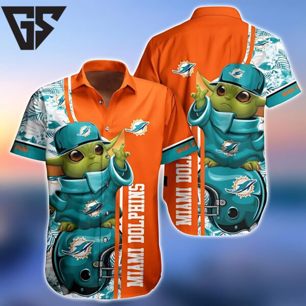 Miami Dolphins Champion’s Star Hawaiian Shirt