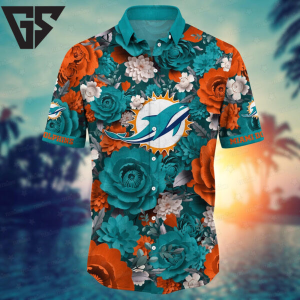 Miami Dolphins Coastal Dream Hawaiian Shirt