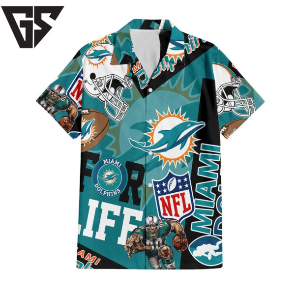 Miami Dolphins For Life Hawaiian Shirt