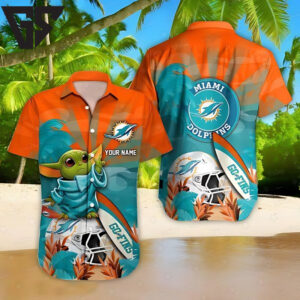 Miami Dolphins Galactic Fan Hawaiian Shirt Miami Dolphins Galactic Fan Hawaiian Shirt