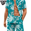 Miami Dolphins Island Vibes Leaf Print Hawaiian Shirt