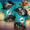 Miami Dolphins Ocean Wave Spirit Hawaiian Shirt