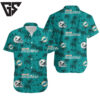 Miami Dolphins Palm And Helmet Hawaiian Shirt