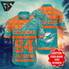 Miami Dolphins Personalized Fan Edition Hawaiian Shirt