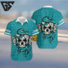 Miami Dolphins Snake And Skull Octopus Hawaiian Shirt