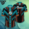 Miami Dolphins Tri-Wave Energy Hawaiian Shirt