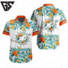 Miami Dolphins Tropical Paradise Floral Hawaiian Shirt