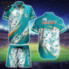 Miami Dolphins Tropical Surge Hawaiian Shirt