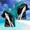 Miami Dolphins Velocity Stripes Hawaiian Shirt