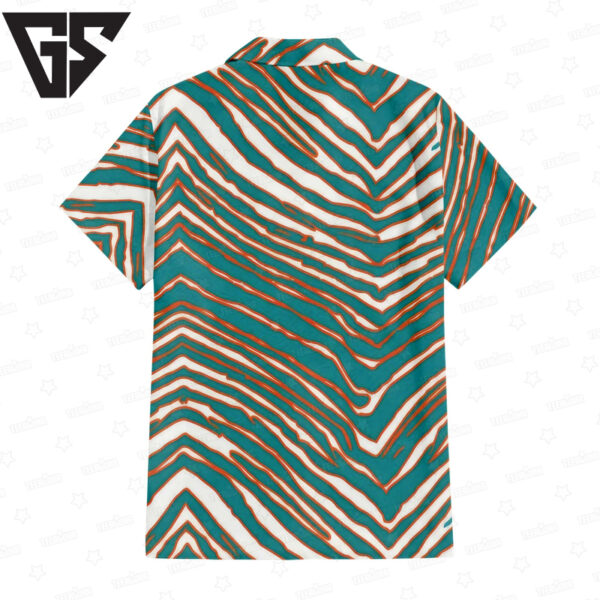 Miami Dolphins Zubaz Hawaiian Shirt