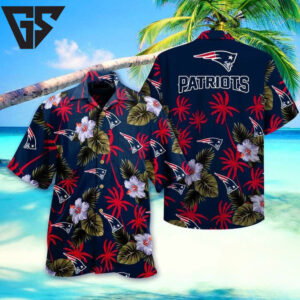 New England Patriots Aloha Breeze Hawaiian Shirt