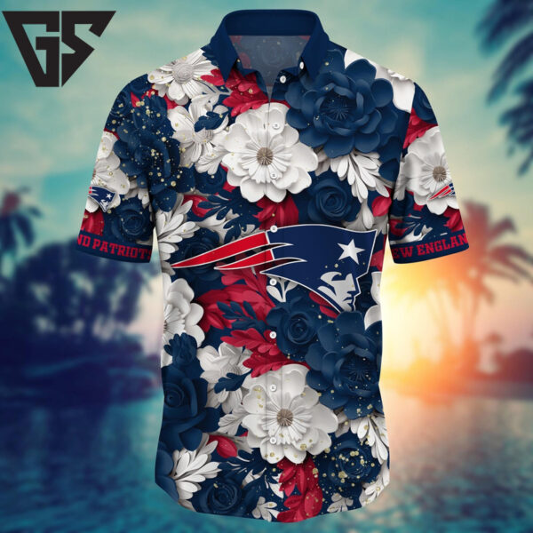 New England Patriots Aloha Pride Hawaiian Shirt