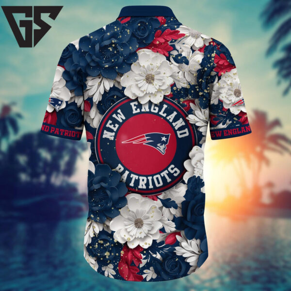 New England Patriots Aloha Pride Hawaiian Shirt