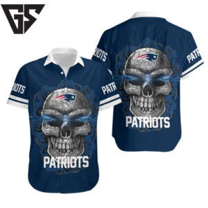 New England Patriots Beachfront Breeze Hawaiian Shirt