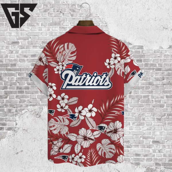 New England Patriots Coastal Kickback Hawaiian Shirt