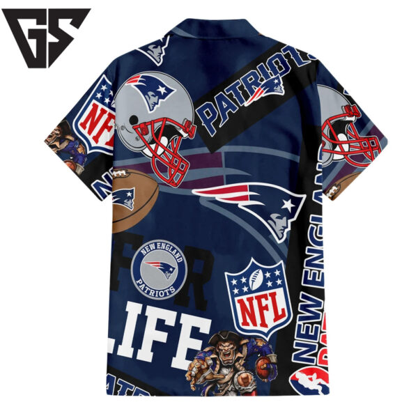 New England Patriots For Life Hawaiian Shirt