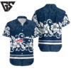 New England Patriots Hibiscus Flowers Hawaiian Shirt