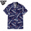 New England Patriots Ink Splash Hawaiian Shirt