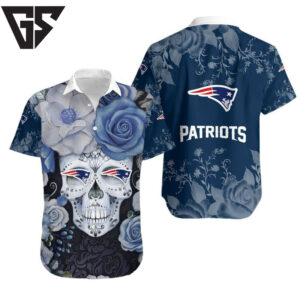 New England Patriots Island Breeze Hawaiian Shirt