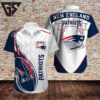 New England Patriots Island Escape Hawaiian Shirt