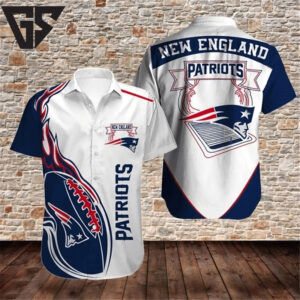 New England Patriots Island Escape Hawaiian Shirt
