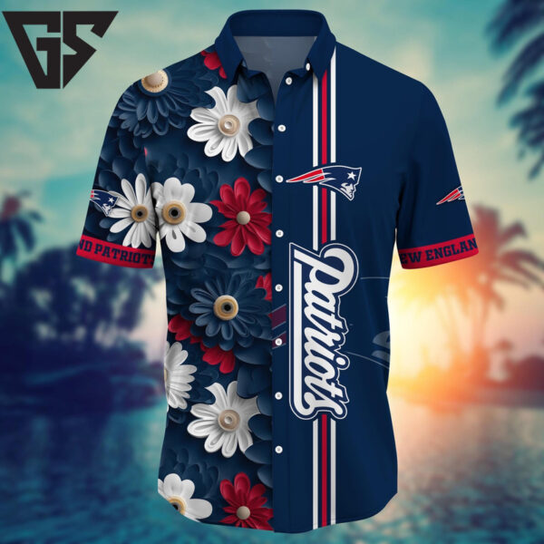 New England Patriots Island Style Hawaiian Shirt