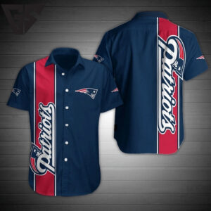 New England Patriots Summer Waves Hawaiian Shirt New England Patriots Summer Waves Hawaiian Shirt