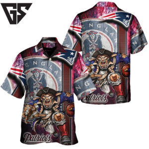 New England Patriots Tropical Game Hawaiian Shirt New England Patriots Tropical Game Hawaiian Shirt