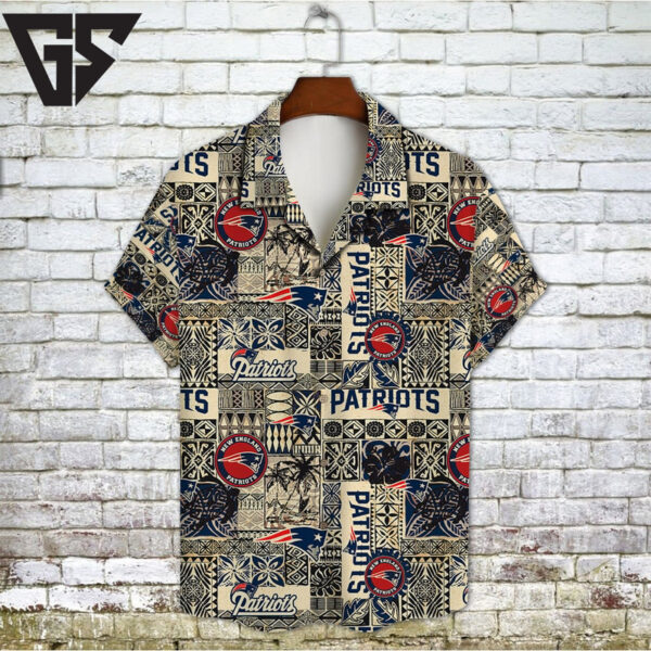 New England Patriots Tropical Touch Hawaiian Shirt