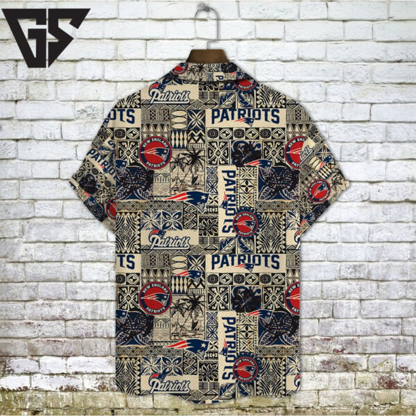New England Patriots Tropical Touch Hawaiian Shirt