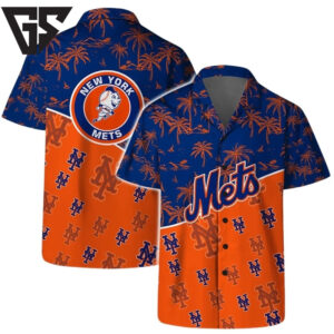 New York Mets Beach Party Hawaiian Shirt New York Mets Beach Party Hawaiian Shirt