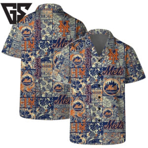 New York Mets Beachside Spirit Hawaiian Shirt New York Mets Beachside Spirit Hawaiian Shirt