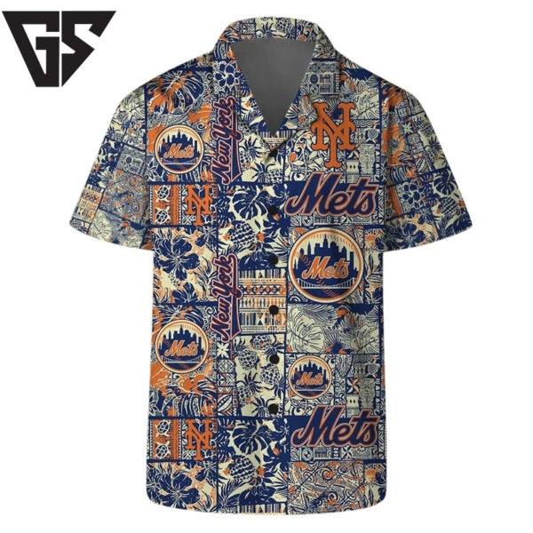 New York Mets Beachside Spirit Hawaiian Shirt