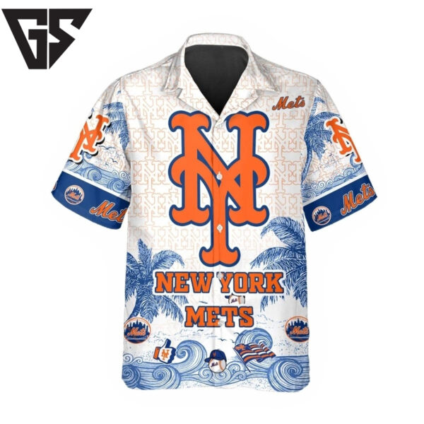 New York Mets Coastal Escape Hawaiian Shirt