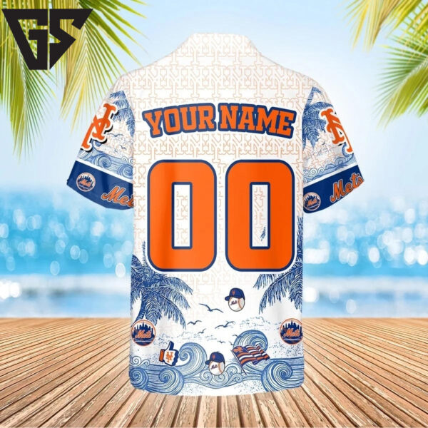 New York Mets Coastal Escape Hawaiian Shirt