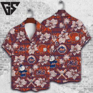 New York Mets Freedom Vibes Hawaiian Shirt New York Mets Freedom Vibes Hawaiian Shirt
