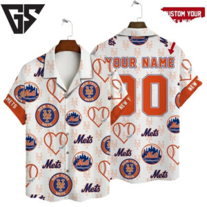 New York Mets Game Day Getaway Hawaiian Shirt