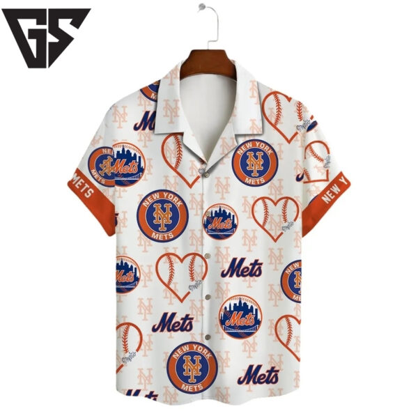 New York Mets Game Day Getaway Hawaiian Shirt