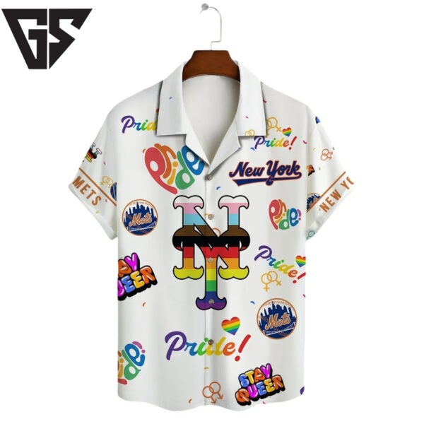 New York Mets Happy Pride Month Hawaiian Shirt