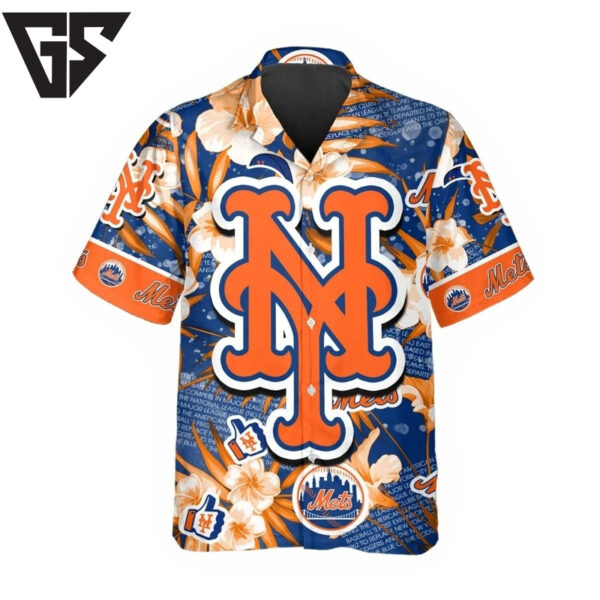New York Mets Island Breeze Hawaiian Shirt