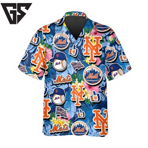 New York Mets Ocean Breeze Hawaiian Shirt