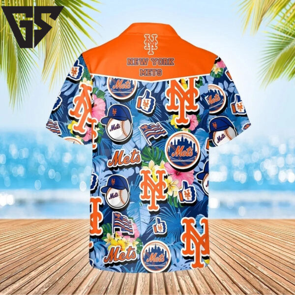 New York Mets Ocean Breeze Hawaiian Shirt